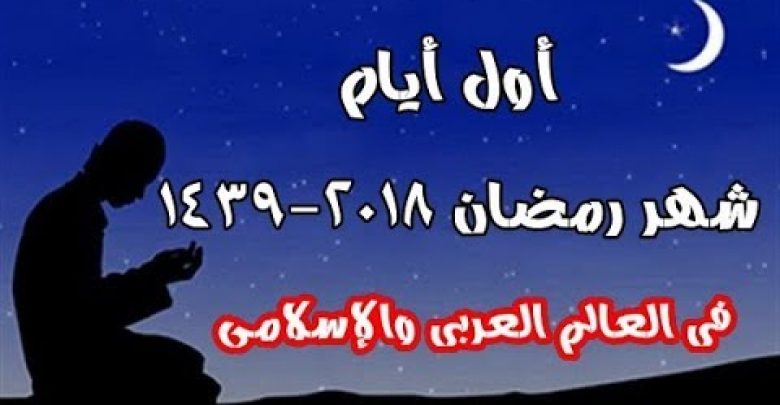 يلا خبر | إمساكية رمضان 2018 مصر والسعودية وميعاد أذان المغرب والفجر