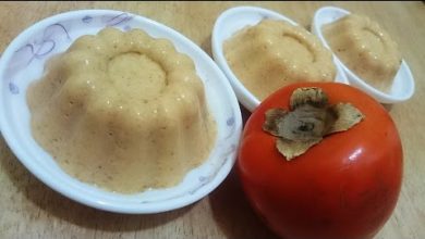 فلان طبيعي بمكونين فقط  صحي سهل و لذيذ  بالكاكي Persimmon