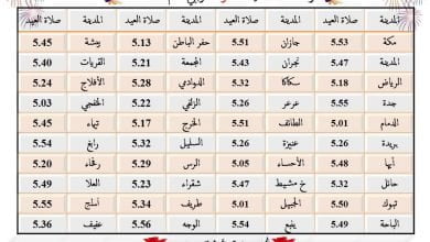 يلا خبر | وقت صلاة عيد الفطر المبارك 2018 بكافة المدن السعودية وعدد الجوامع والمصليات لاستقبال المصليين