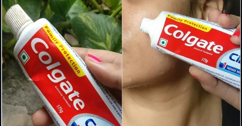 وضعت معجون الأسنان على بشرتي وكانت المفاجأة تبيض و تفتيح رهيب للبشره colgate touthpaste hacks