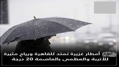 يلا خبر  | الأرصاد الجوية تحذر من تعرض البلاد لموجة من الأمطار الغزيرة والرعدية وتطلب من المواطنين توخي الحذر