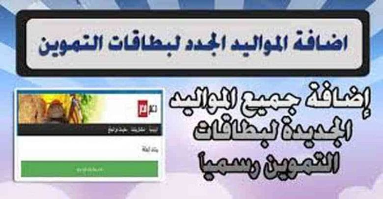 يلا خبر  | تسجيل المواليد في بطاقات التموين عن طريق النت – نجوم مصرية