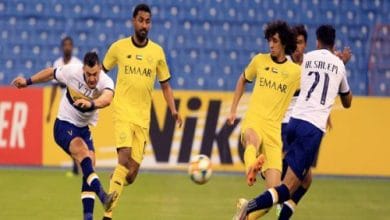 يلا خبر  | النصر السعودي ينهي الشوط الاول متقدمًا بثنائية على الوصل الإماراتي