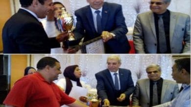 يلا خبر  | بالصور.. مدرسة سنهرة الإعدادية بالقليوبية تتوج بكأس التميز