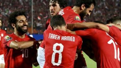 يلا خبر  | منتخب مصر بزيه الأساسي في مواجهة جنوب أفريقيا