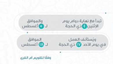 يلا خبر  | الخدمة المدنية.. موعد بدء إجازة عيد الأضحى ونهايتها