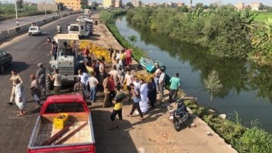 يلا خبر  | إصابة شخصين في انقلاب سيارة على رافد جمصة الدولي بالدقهلية – المحافظات