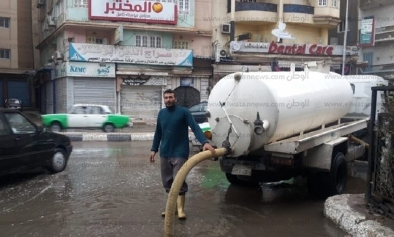 يلا خبر  | قطع المياه عن محافظة البحيرة تخفيفا للضغوط على شبكة الصرف بسبب الأمطار – المحافظات