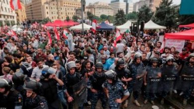 يلا خبر  | لبنان.. 6 جرحى في صفوف المتظاهرين ووصول تعزيزات أمنية