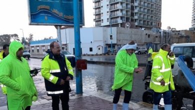 يلا خبر  | الدفع بـ63 سيارة شفط لنزح مياه الأمطار من شوارع الإسكندرية – المحافظات