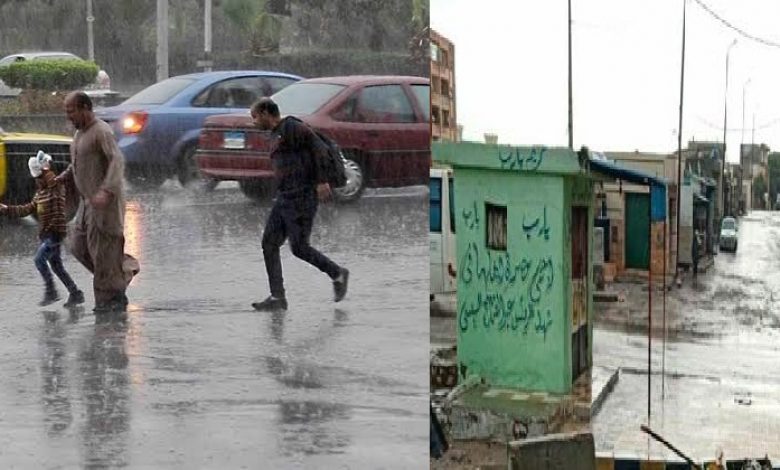 يلا خبر  | بالصور.. أمطار غزيرة تجتاح إحدى المحافظات المصرية ورفع حالة الطوارىء و4 جهات رسمية تتصدى لها